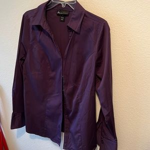 Lane Bryant size 14 w button up stretch top